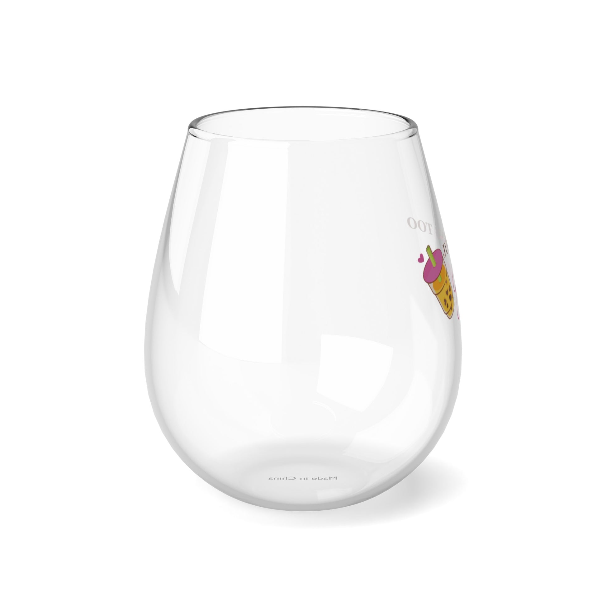 Stemless Wine Glass, 11.75oz - Juicing Too Easy